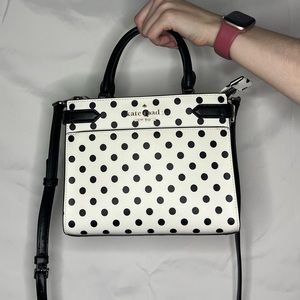Kate Spade Crossbody - Polkadot black & white